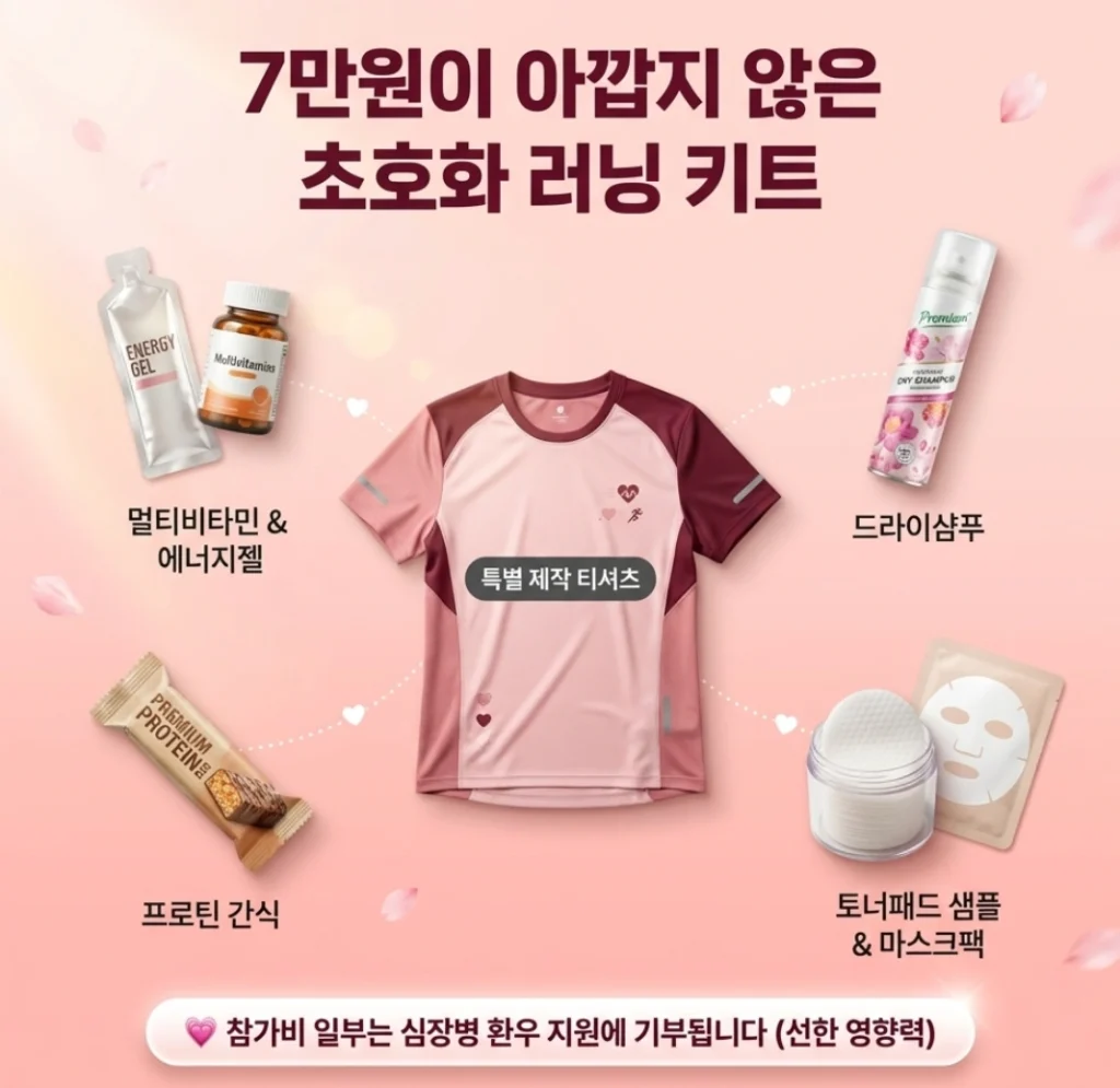 하트시그널 러닝페스타 러닝 키트 가상 이미지