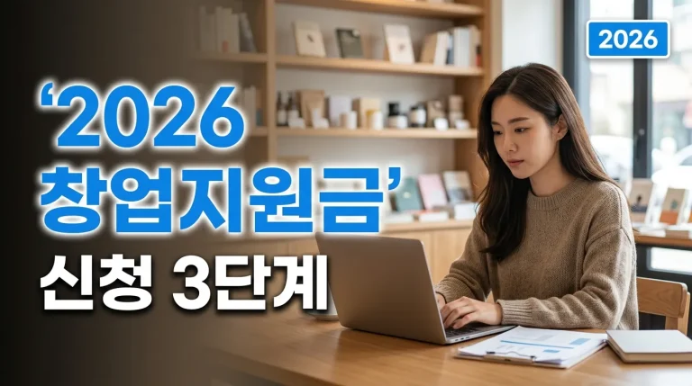 소상공인 창업지원금 신청 순서 3단계(+2026년 먼저 받아야 하는 것부터)