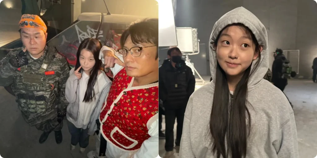 김부장 촬영현장의 서수민 이미지