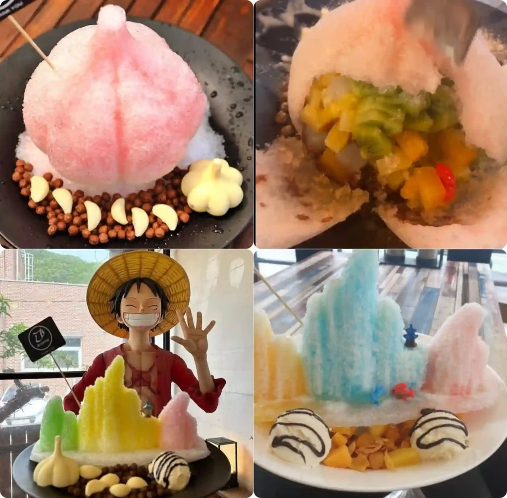 빙수 종류별 이미지