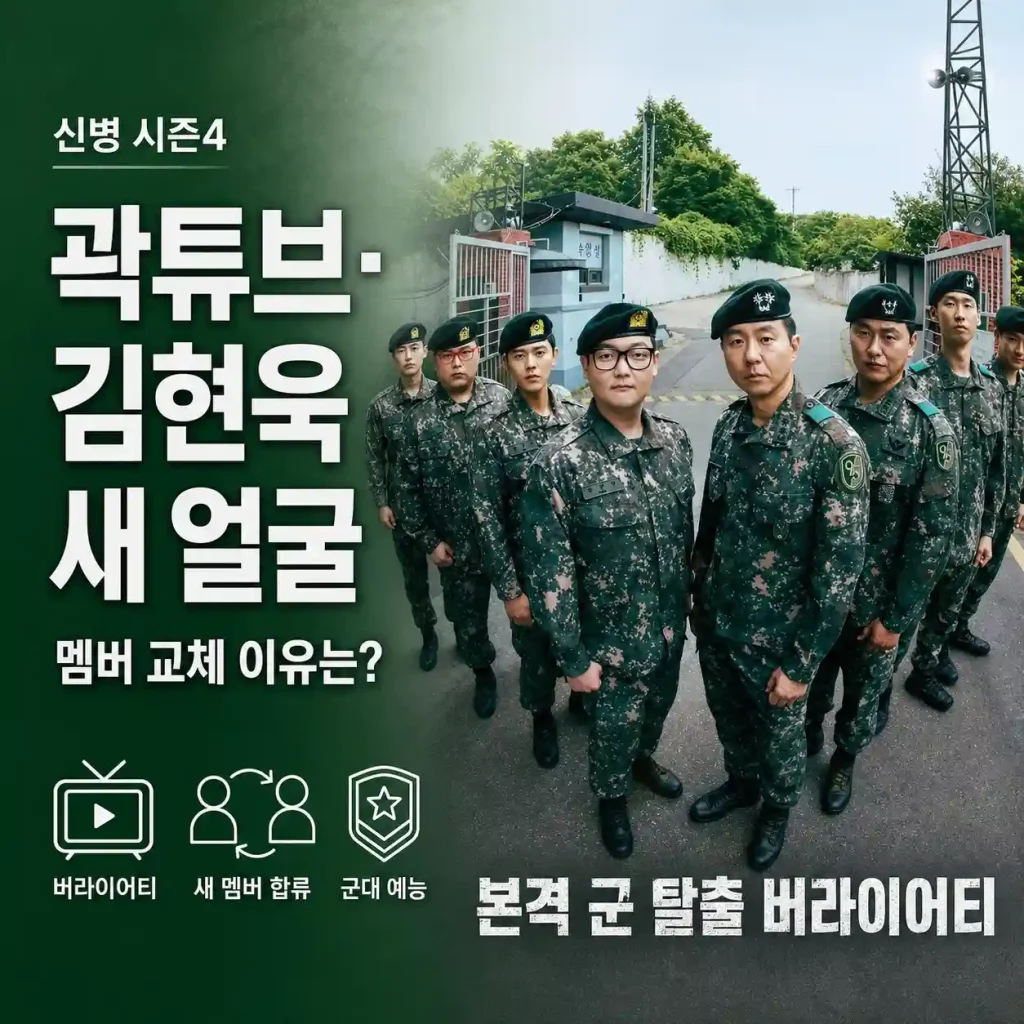 신병 시즌4 곽튜브·김현욱은 누구? 새 얼굴이 늘어난 이유 신병 시즌4 곽튜브·김현욱은 누구? 새 얼굴이 늘어난 이유